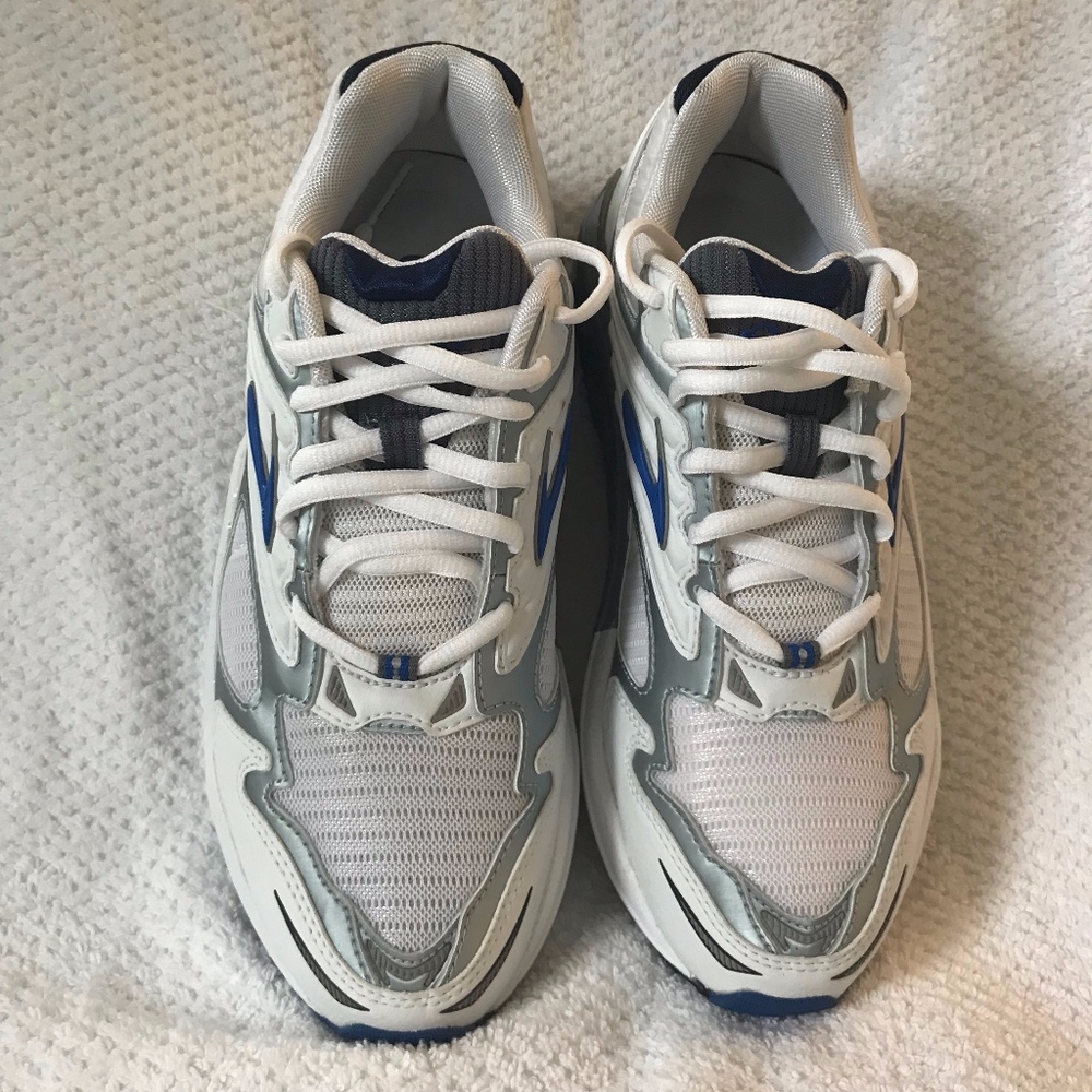 Brooks Beast s-257 Running Shoes White Blue Gold H
